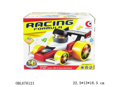 F1 electric universal 3 d lights (no car package electricity) - OBL678121