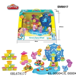 Choi clay pony ferris wheel sets - OBL678177