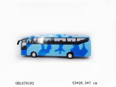 Electronic music toy (sea and air bus camouflage car 3 color, orange) - OBL678182