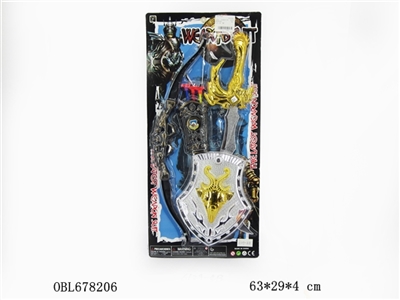 The dragon sword, shields, bows and arrows - OBL678206
