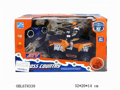 1:12四通开拓者ATV越野遥控摩托车（不包电） - OBL678339