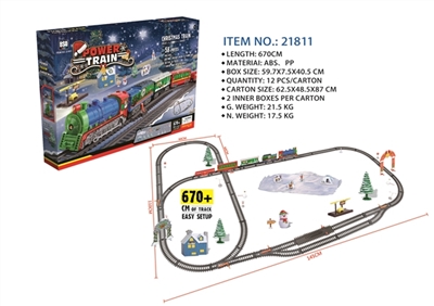 Electric lights Christmas track suit (670 cm) - OBL678384