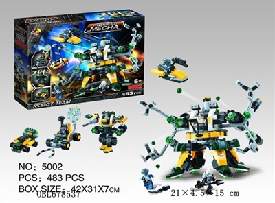 Pioneer mecha blocks 483 PCS - OBL678537