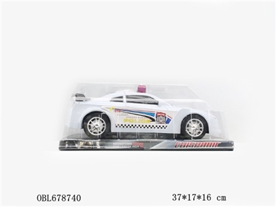 Spray paint inertia English a police car - OBL678740