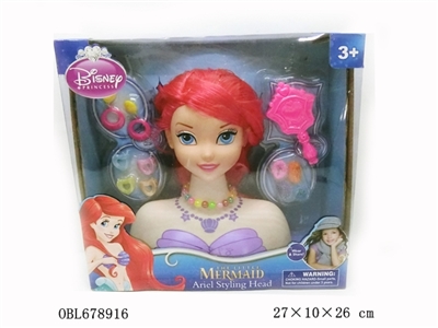 Bust mermaid costume head - OBL678916