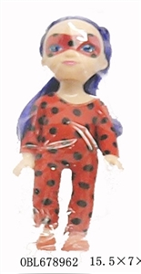 6 inches of solid body ladybug reddy princess - OBL678962