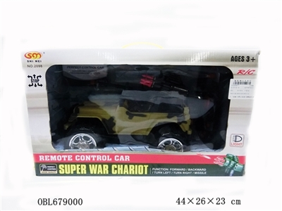 1:12 accelerometer missile launch vehicles with lights - OBL679000