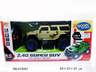 8/2.4 G big wheel hummer strip light - OBL679001