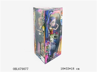 11.5 -inch heavy body joints with eyes devil on three sides color box - OBL679077