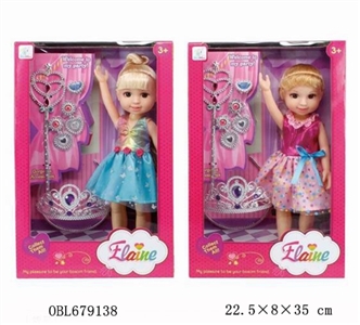 14 inch ELAINE doll fashion pack (2, orange) - OBL679138