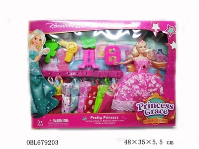 9 5 pieces of clothing accessories barbie - OBL679203
