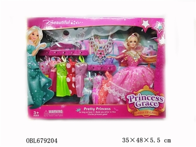9 pieces of clothing accessories 3 barbie - OBL679204