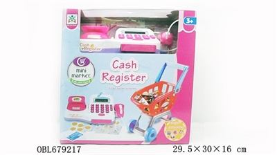 Smart cash register with a shopping cart 2 * AA - OBL679217