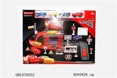 (hit) cars parking lot suits - OBL679532