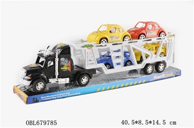 惯性车拖花滑行甲虫车2只+赛车2只 - OBL679785