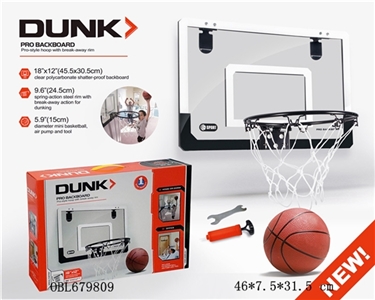 The simulation can dunk transparent basketball board - OBL679809