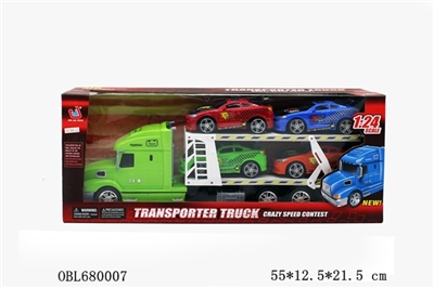 惯性运输车（载4只赛车） - OBL680007