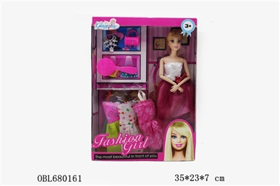 11.5 inch heavy body twelve joint body fashion doll - OBL680161