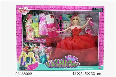 Barbie with clothing - OBL680221
