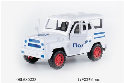 惯性警察吉普车 （可开门) - OBL680223