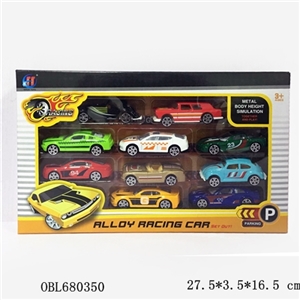Ten 1:6 slide 4 alloy car loading (car) - OBL680350
