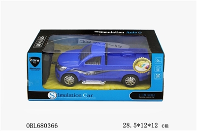 1:18 four-way remote control car (pickup single-door light music) - OBL680366