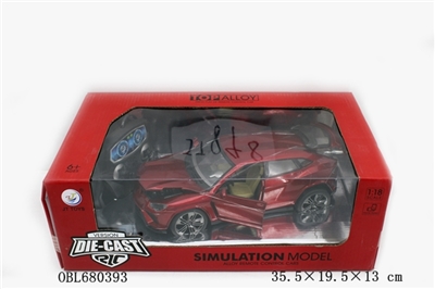 Opened the door remote control car 1:18 lamborghini alloy (4) - OBL680393