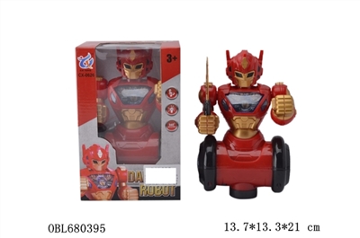 Universal music robots (with knife, gun dazzle light swing) - OBL680395