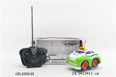 4 through remote control buses (no charter 4 AA battery into the remote control two AA batteries) - OBL680648