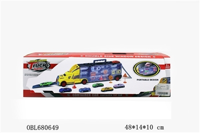 Portable alloy semi (12 cars 2 ejection) - OBL680649