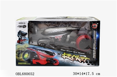 2.4 G lights stunt flip remote control car (bag) - OBL680652