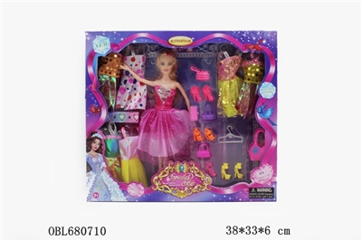 Barbie with blister accessories - OBL680710