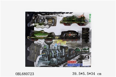 Military electric smoke rail train (of) - OBL680723