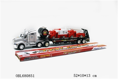 拖头车载2只消防车 - OBL680851