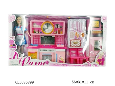芭比厨房套装 - OBL680899