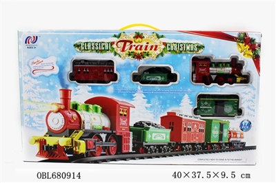Smoking electric rail train set - OBL680914