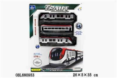 Electric rail train (31 PCS, with lights) - OBL680953