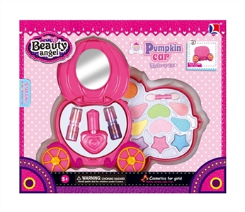 2 children cosmetics clamshell pumpkin car - OBL681076