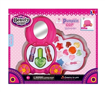 2 children cosmetics clamshell pumpkin car - OBL681078