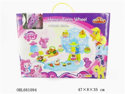 Choi clay pony ferris wheel sets - OBL681094