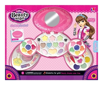 The oval four layer cosmetics box - OBL681181