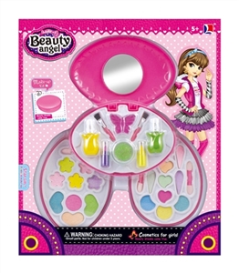 The oval three layer cosmetics box - OBL681182