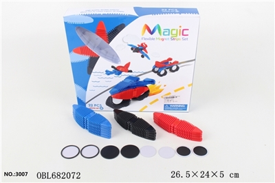 DIY traffic magnetic slice of 24 pieces - OBL682072