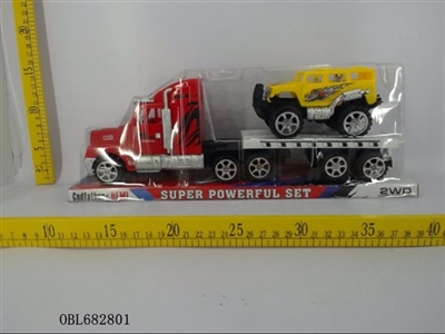 实色惯性拖头载一只滑行悍马车 - OBL682801