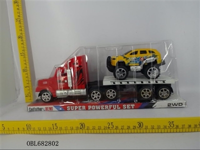实色惯性拖头载一只滑行越野车 - OBL682802