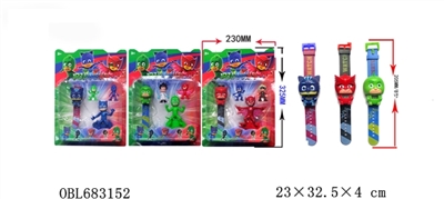 8 inch band watch movements, scaling function only 1 only 4 inches of the masked man doll with base - OBL683152