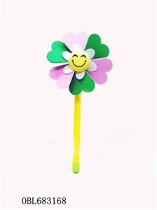 Single EVA double-color small windmills and small white flowers - OBL683168