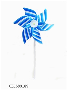Assembled 21 cm stripe windmills - OBL683189