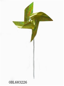 Assembled 29 cm wide laser 4 Angle of windmills - OBL683226