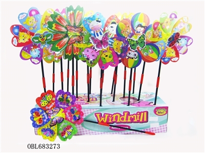 36 color box cartoon animals spring windmills - OBL683273